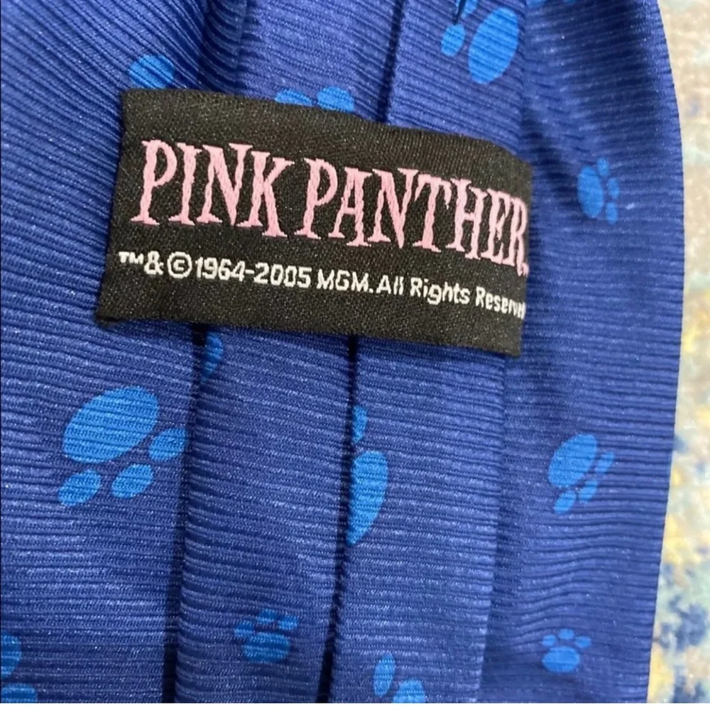 Pink Panther plush poseable MGM & kids polyester clip on tie 16”